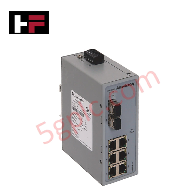 Conmutador Ethernet no gestionado Allen-Bradley 1783-US6T2F Stratix 2000