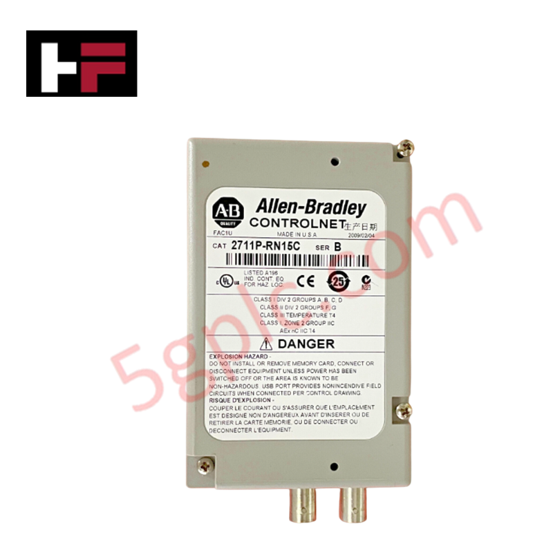 2711P-RN15C | पैनलव्यू प्लस कंट्रोलनेट संचार मॉड्यूल | एलन-ब्रैडली