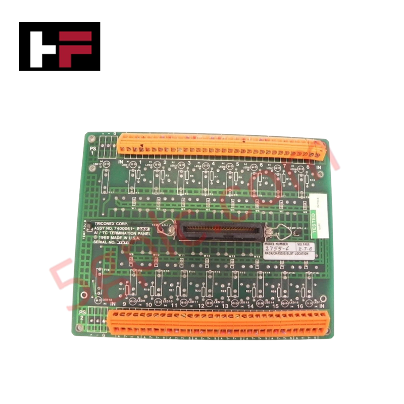 پنل ترمینیشن Triconex 2755 مدل 7400061-600