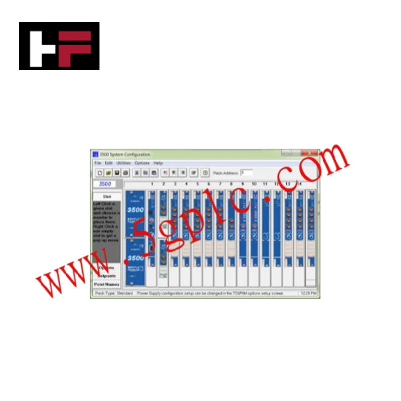 Bently Nevada 3500/01-01 Rack Configuration Software Tool