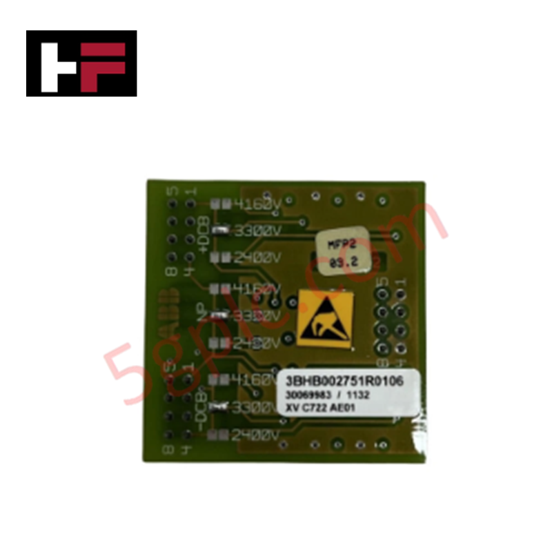 ABB 3BHB002751R0106 Rectifier Supervision Board