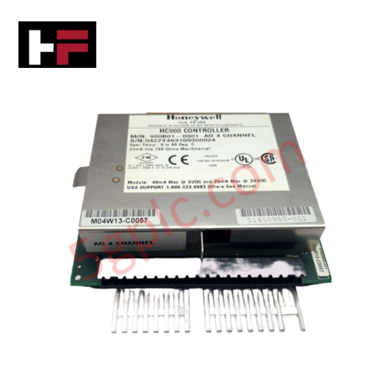 Honeywell HC900 900B01-0001 4 Kanallı Analog Çıkış Modülü