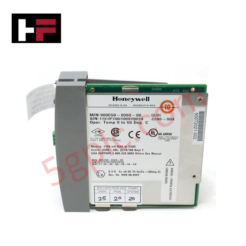 Honeywell HC900 Series 900C50-0360-00 Control CPU Module