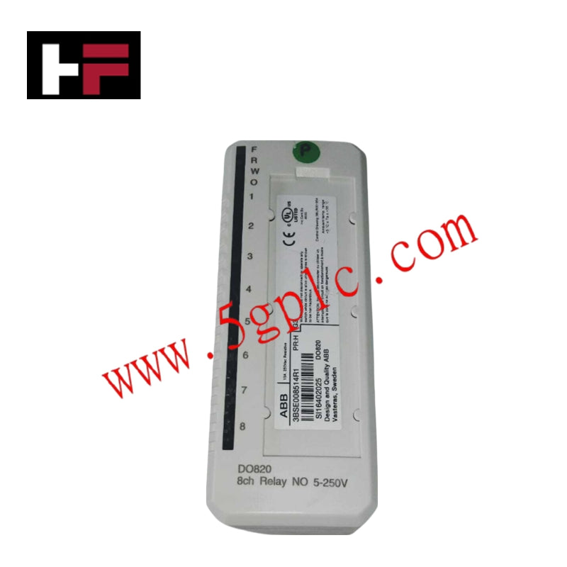 ABB DO820 3BSE008514R1 S800 I/O 8-Channel Relay Output Module