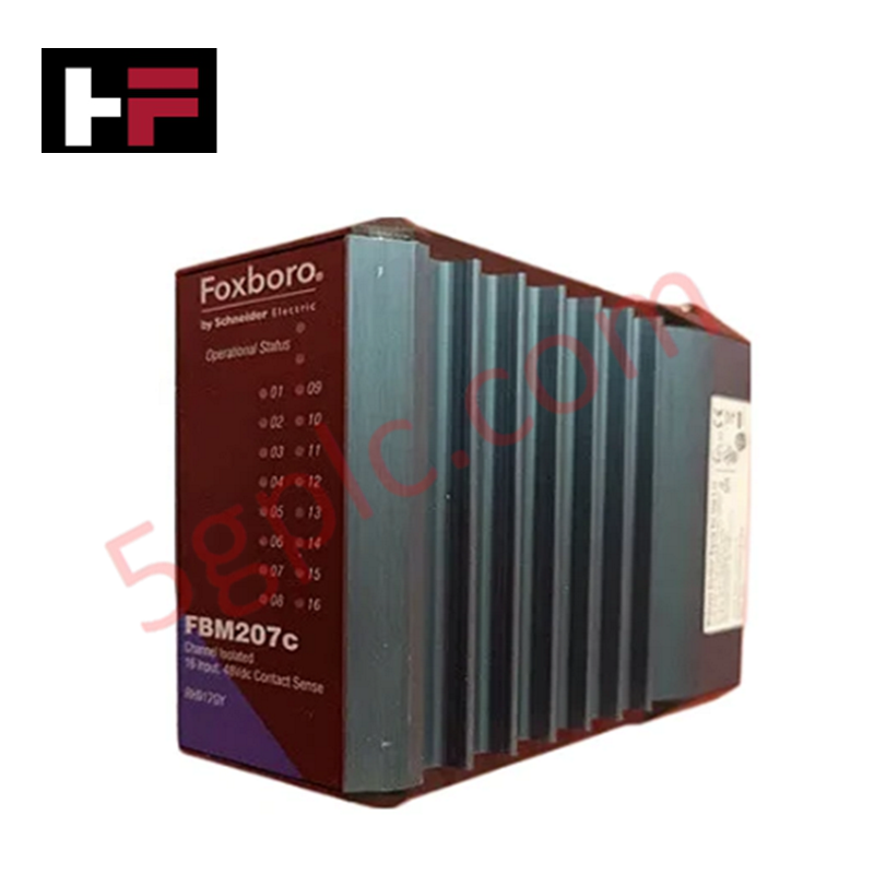 फॉक्सबोरो FBM207C RH917GY वोल्टेज मॉनिटर/कॉन्टैक्ट सेंस इनपुट मॉड्यूल