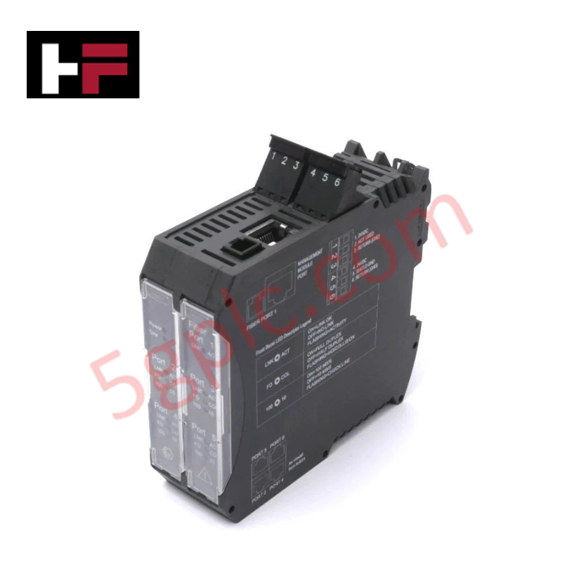 KJ1710X1-BA1 محول ألياف ضوئية أحادي المنفذ Emerson DeltaV