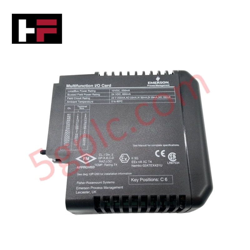 إيمرسون KJ3006X1-BA1 وحدة واجهة اتصال دلتا في DCS HART