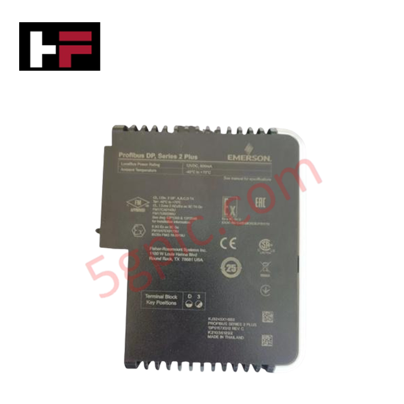 کارت رابط Profibus DP سری M امرسون KJ3243X1-BB2
