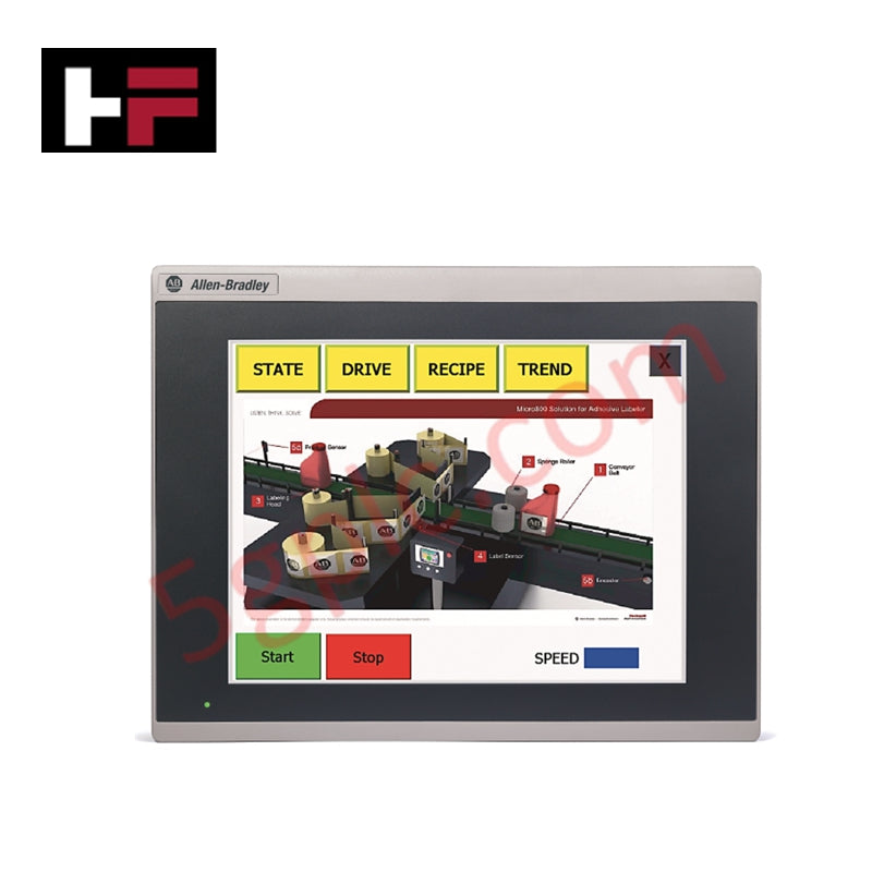 Allen Bradley PanelView 800 2711R-T10T 10-Inch Graphic Touch Terminal