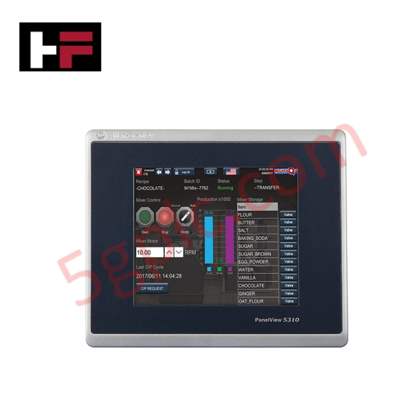 Allen-Bradley 2713P-T7WD1 | PanelView 5310 | HMI Layar Sentuh Lebar 7 Inci