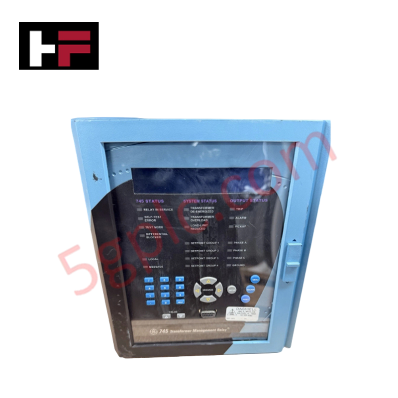ماژول رله حفاظت ترانسفورماتور سری 745-W2-P5-G1-HI-A شرکت GE