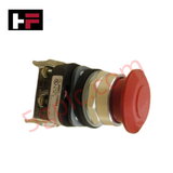 Allen Bradley 800T-FX6A5 30,5 mm roter Pilztaster mit Druck-Zug-Bedienung