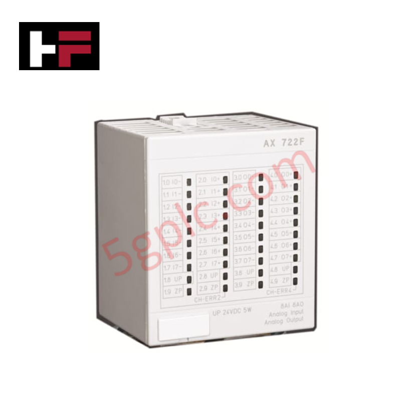 Módulo de Entrada/Saída Analógica ABB AX 722F 3BDH000377R0005
