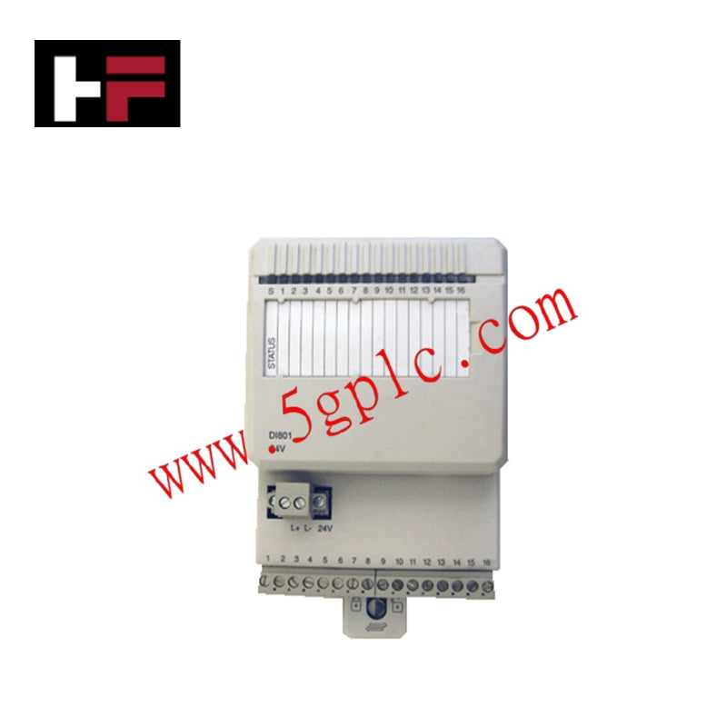 ABB DI801 3BSE020508R1 S800 I/O 24V DC Digital Input Unit