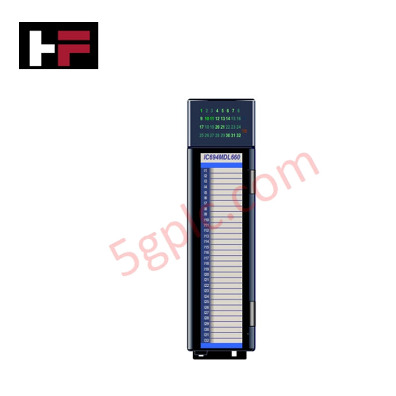 ماژول ورودی گسسته 32 نقطه‌ای GE Fanuc RX3i PACSystems IC694MDL660 24 ولت DC