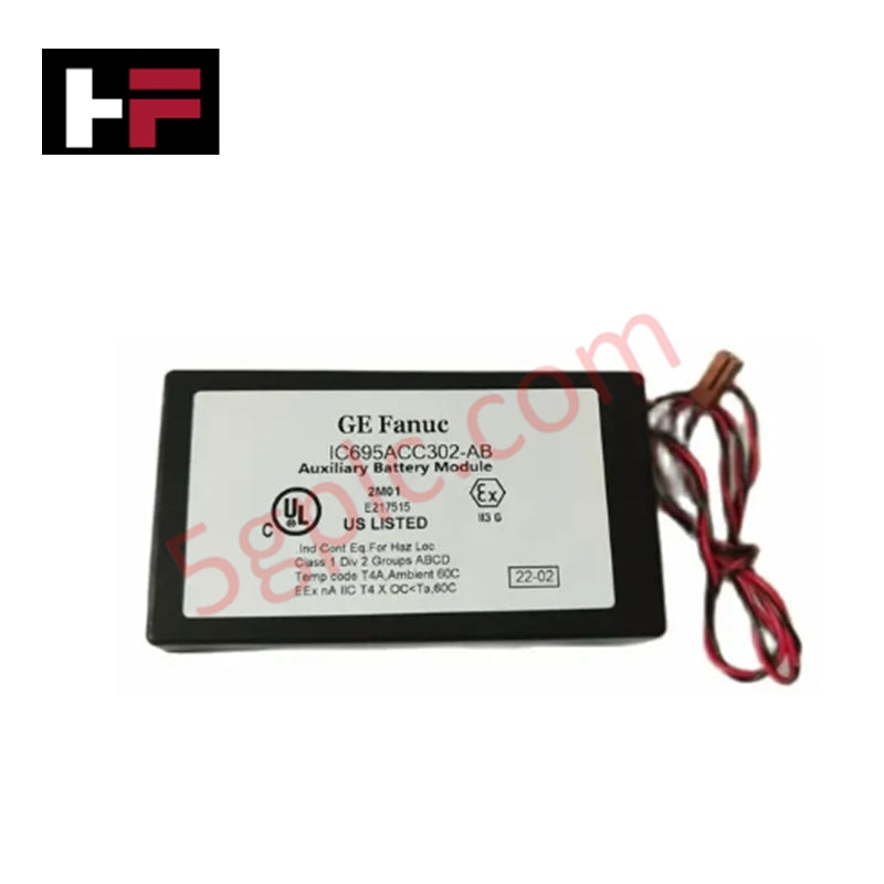 GE Fanuc IC695ACC302 RX3i Auxiliary Smart Battery Module