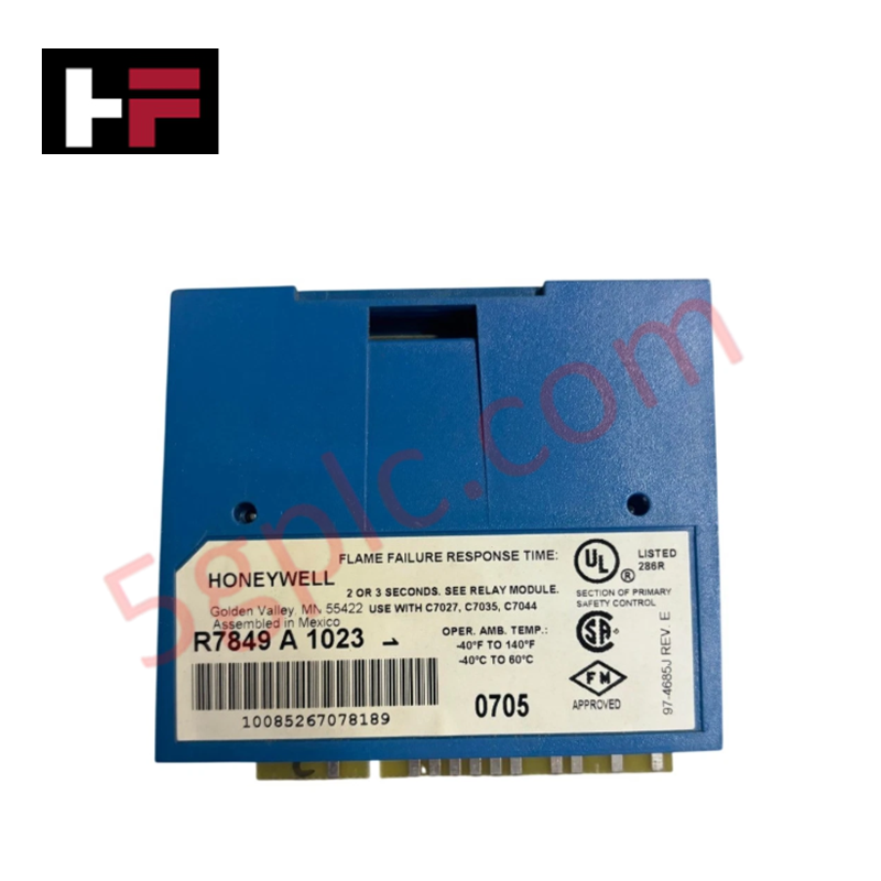 Modul Penguat Nyalaan Ultralembayung Kawalan Pembakar Honeywell R7849A1023